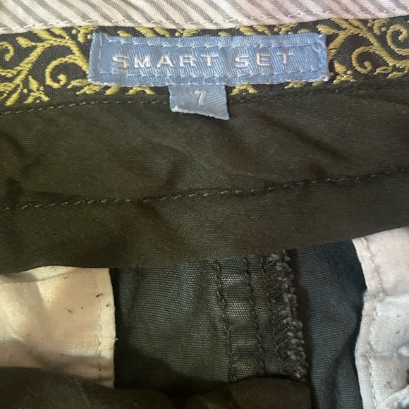 Y2K women’s Green Cargo Capri Mid to Low Rise Pants - Picture 6 of 10